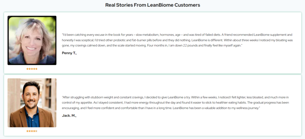 LeanBiome product information